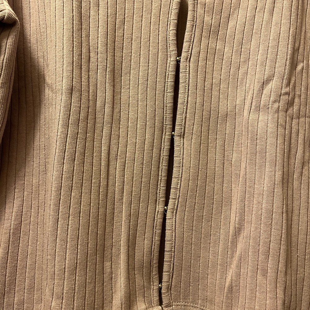 NWT Size XL Madewell Ribbed Cropped Cardigan - Picture 8 of 8